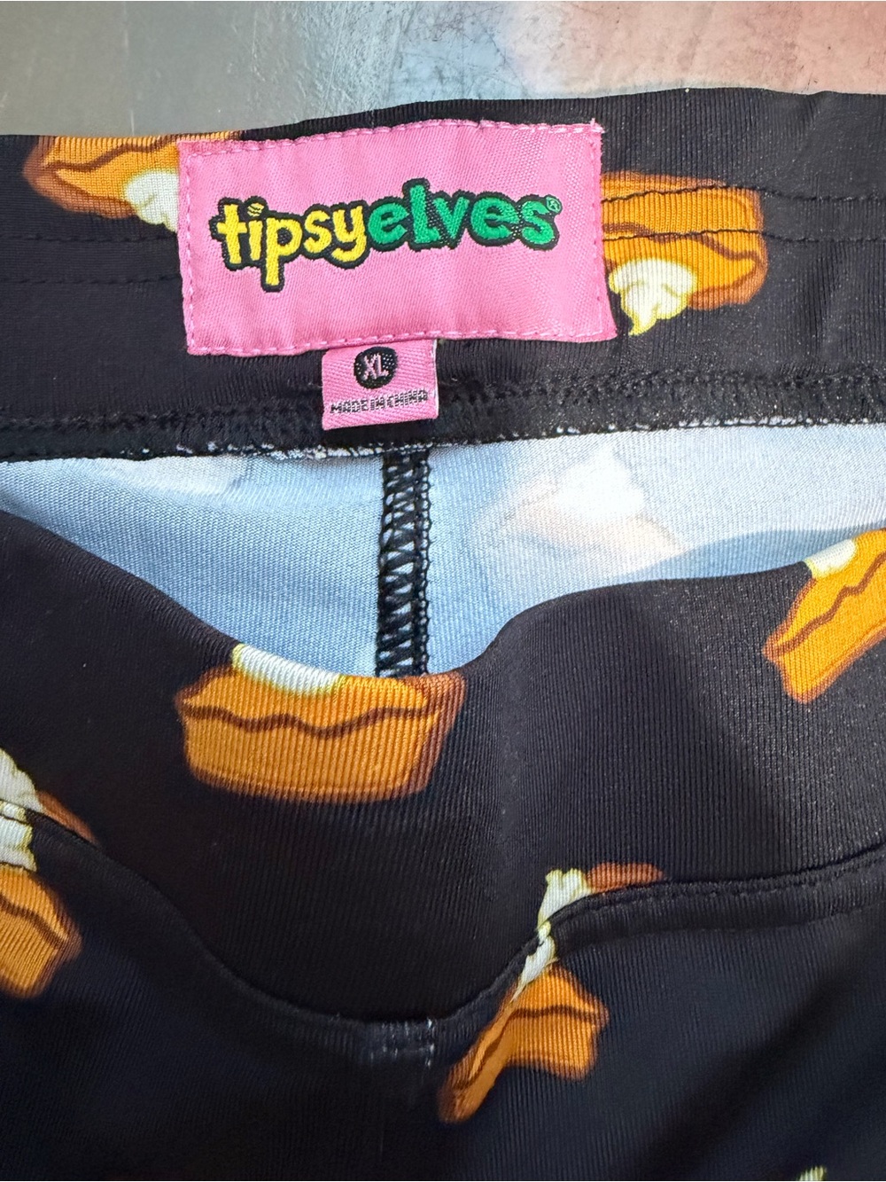 Tipsy Eleves pumpkin pie leggings